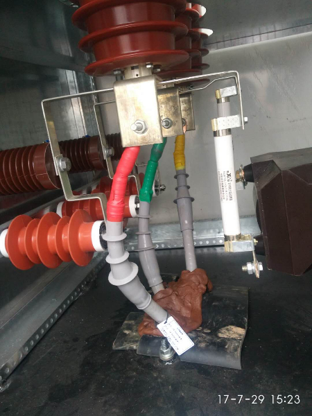 電纜頭接入完成圖